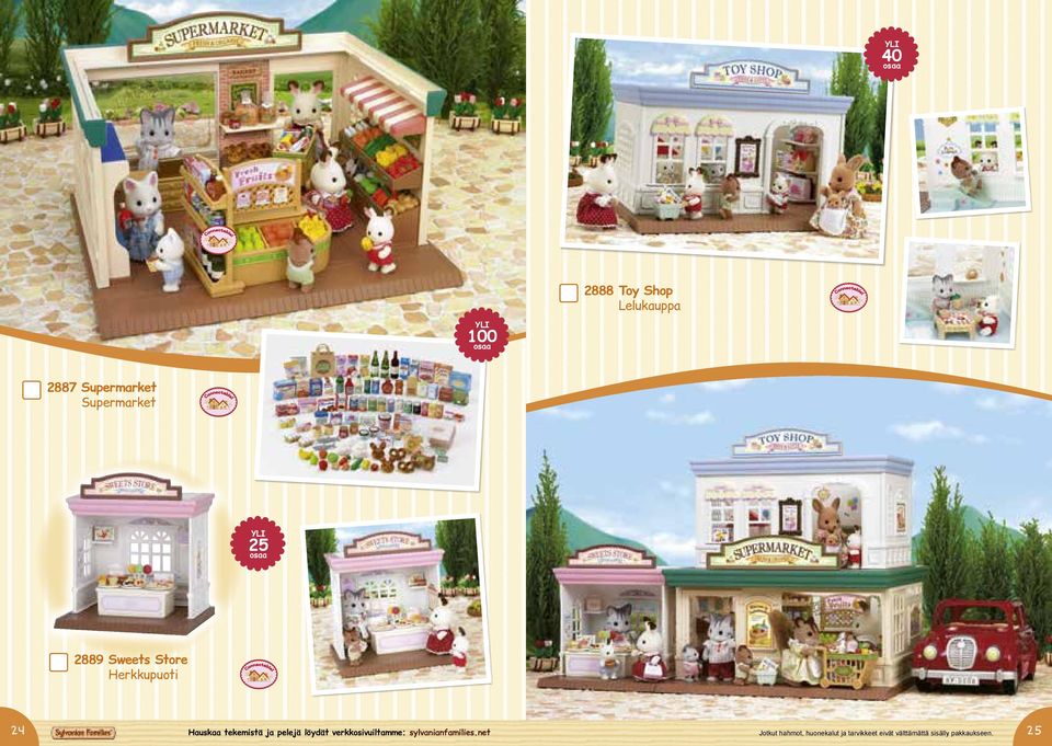 löydät verkkosivuiltamme: sylvanianfamilies.