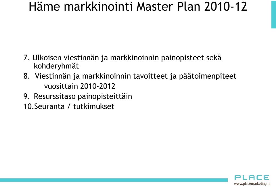 kohderyhmät 8.