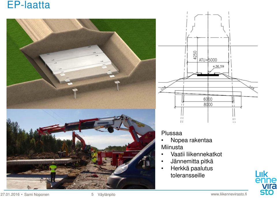 Jännemitta pitkä Herkkä paalutus