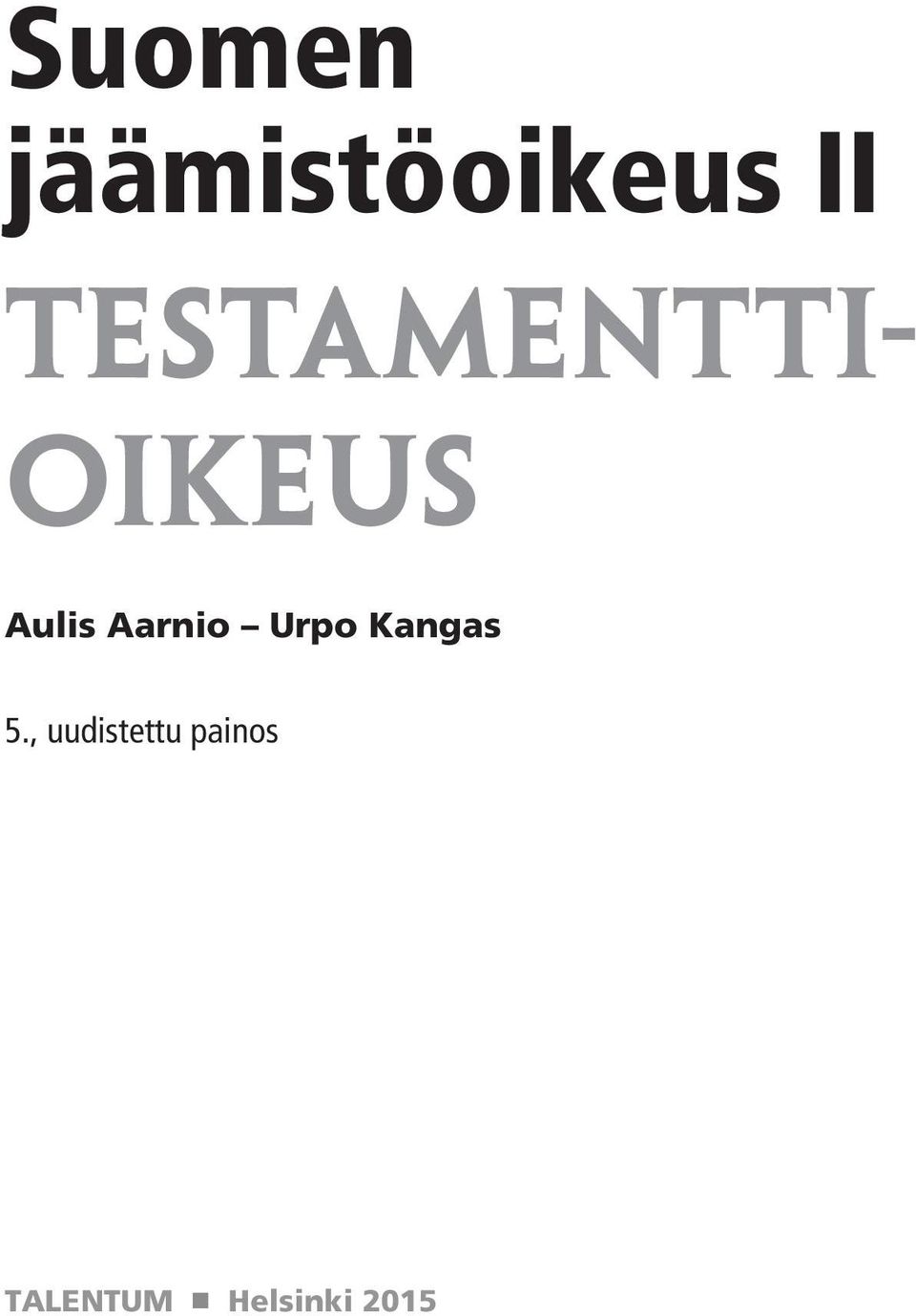 Aarnio Urpo Kangas 5.