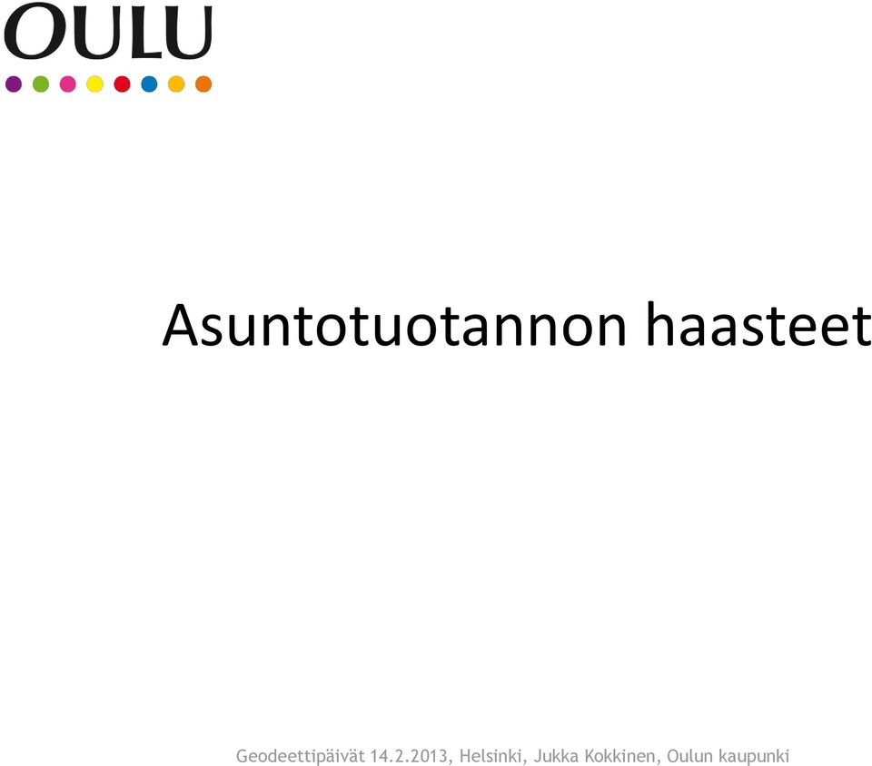 Geodeettipäivät 14.2.