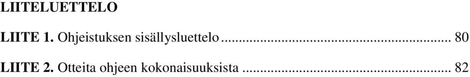 sisällysluettelo.