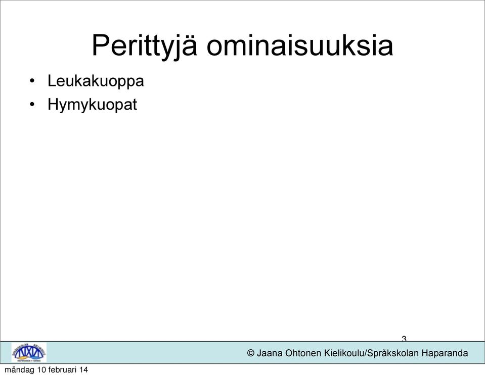 Perittyjä