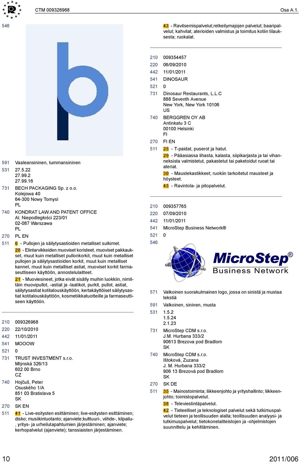 Niepodległości 223/1 2-87 Warszawa PL PL EN 6 - Pullojen ja säilytysastioiden metalliset sulkimet.