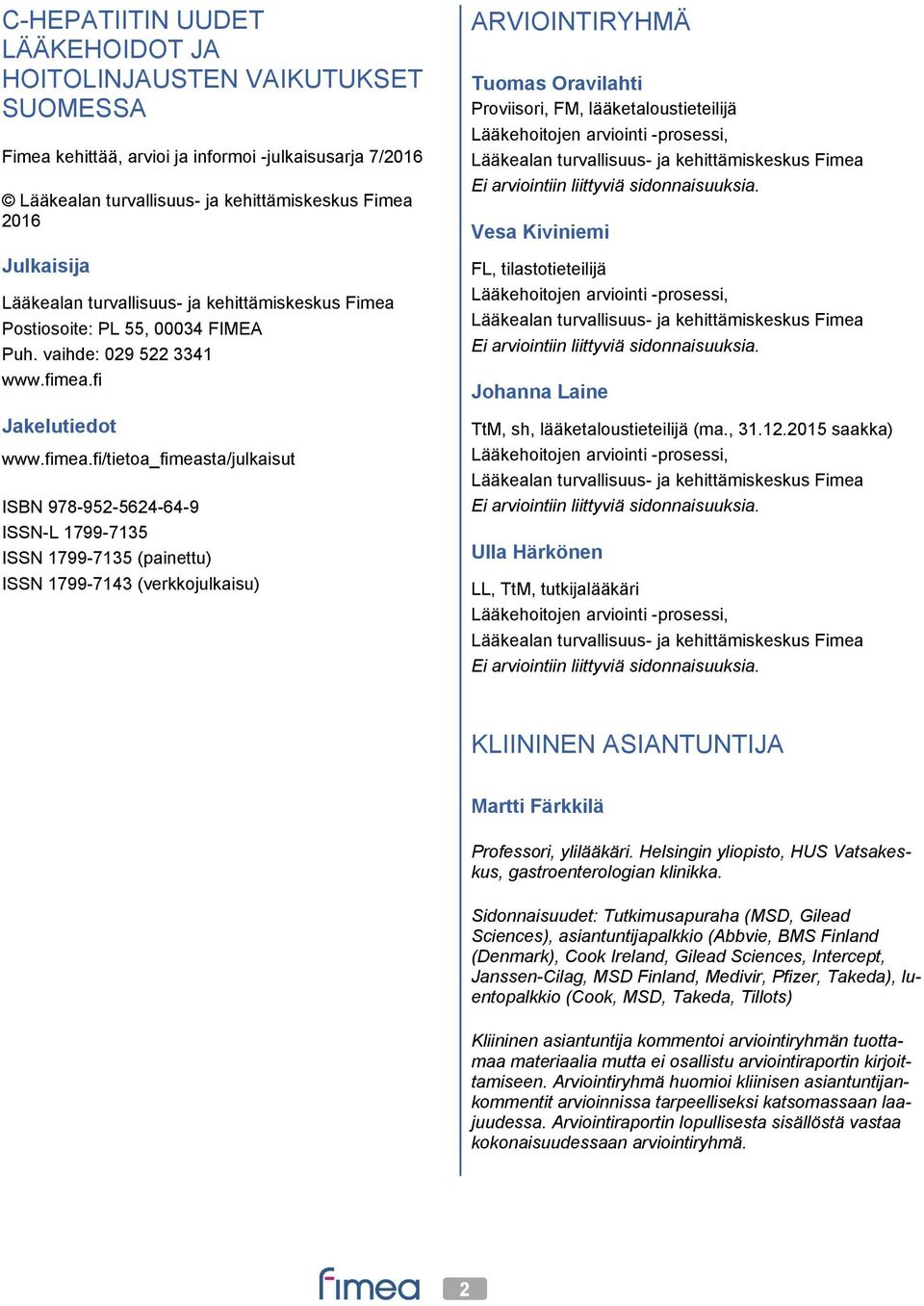 fi Jakelutiedot www.fimea.