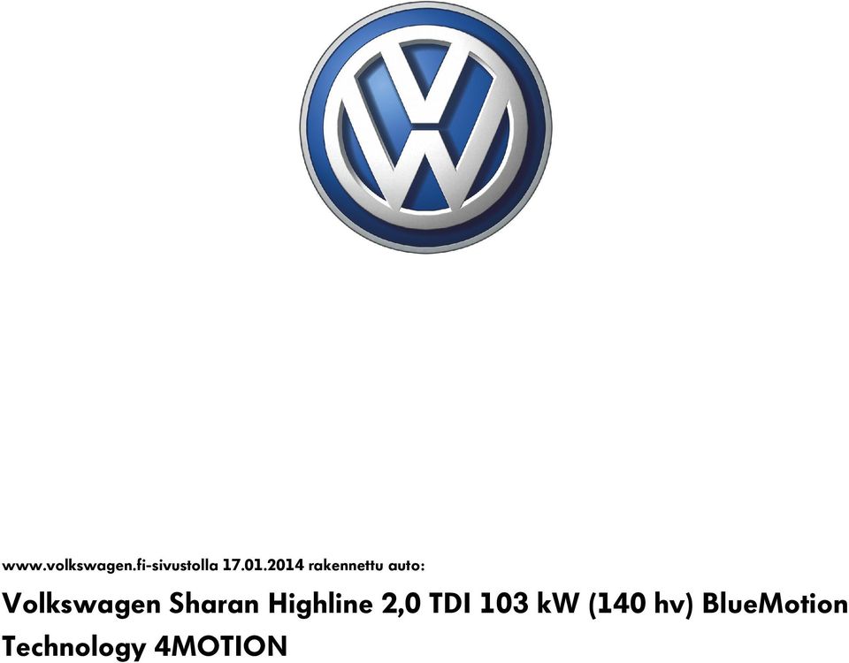 Sharan Highline 2,0 TDI 103 kw