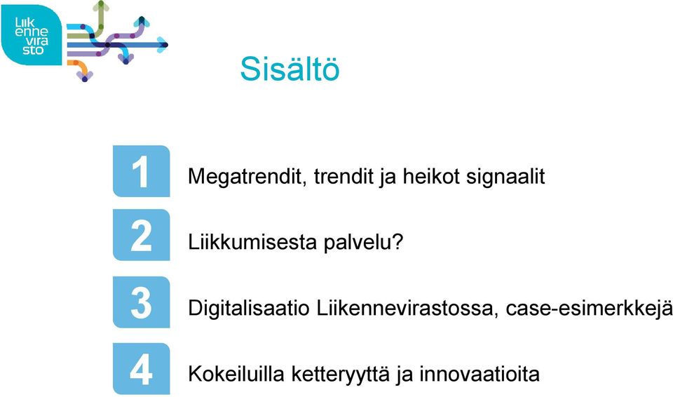 Digitalisaatio Liikennevirastossa,