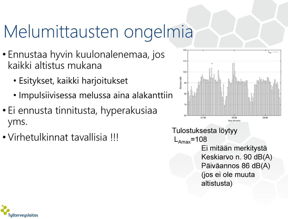 tinnitusta, hyperakusiaa yms. Virhetulkinnat tavallisia!