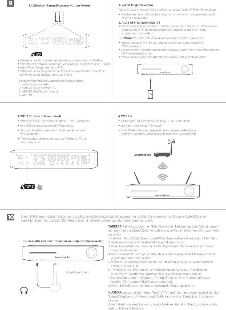 Valitse langaton verkko Valitse Choose a network (Valitse verkko) luettelosta Setup Wi-Fi (Wi-Fi Asetukset).