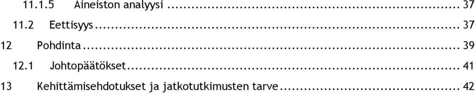 1 Johtopäätökset.
