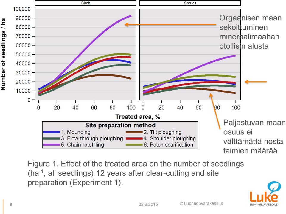 seedlings) 12 years after clear-cutting and site preparation