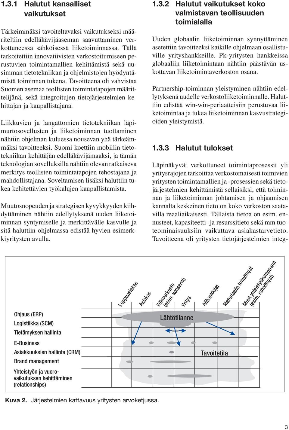 Tavoitteena oli vahvistaa Suomen asemaa teollisten toimintatapojen määrittelijänä, sekä integroitujen tietojärjestelmien kehittäjän ja kaupallistajana.