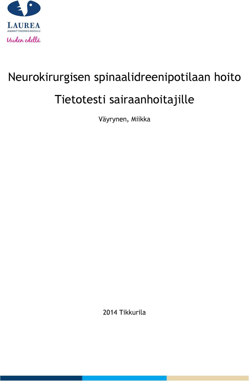 hoito Tietotesti