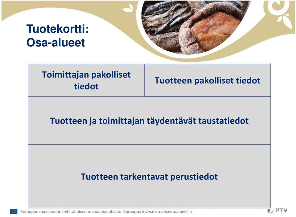 tiedot Tuotteen ja toimittajan