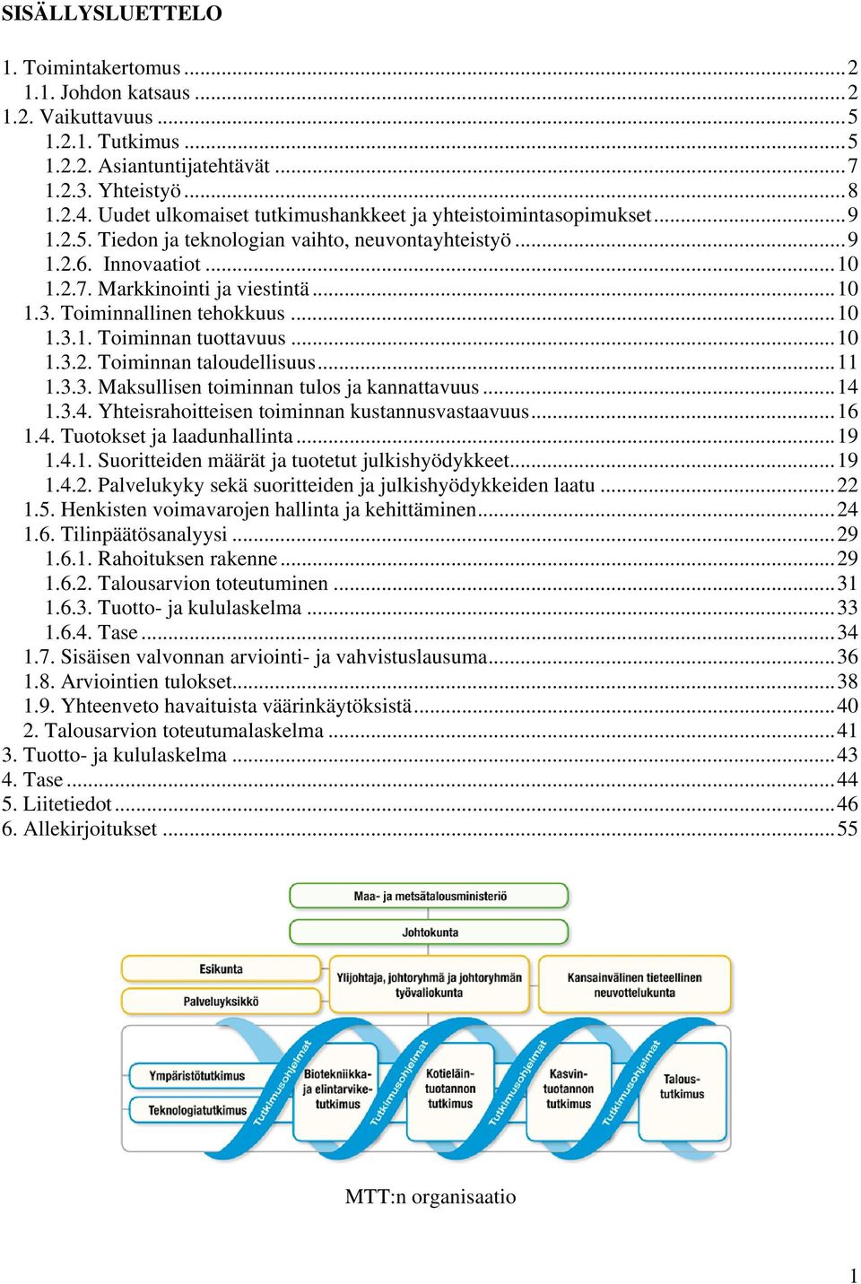 Toiminnallinen tehokkuus...10 1.3.1. Toiminnan tuottavuus...10 1.3.2. Toiminnan taloudellisuus...11 1.3.3. Maksullisen toiminnan tulos ja kannattavuus...14 