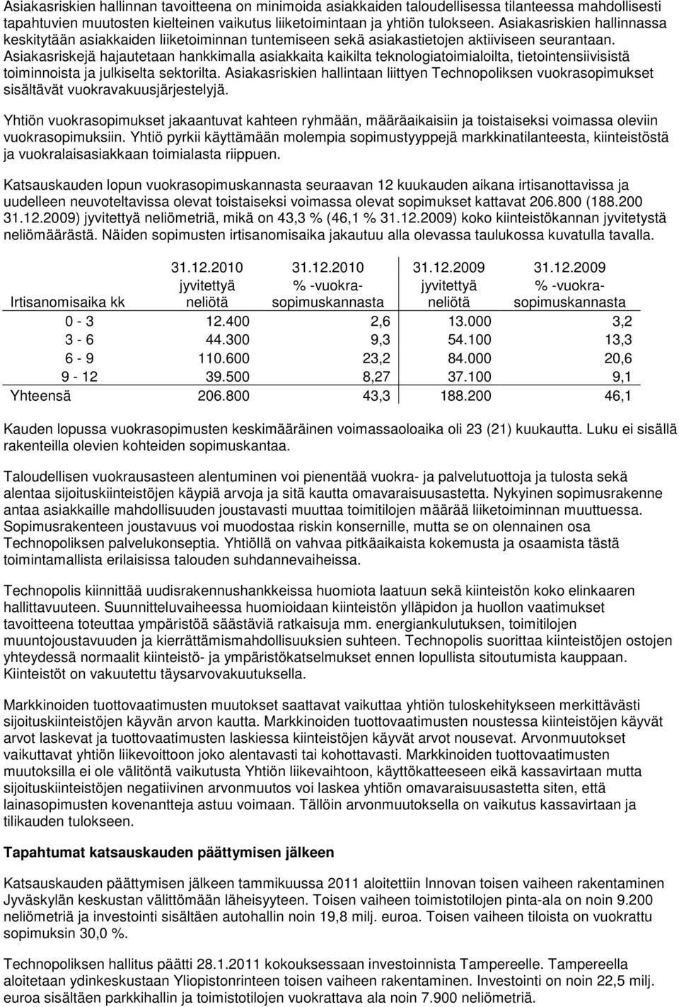 Asiakasriskejä hajautetaan hankkimalla asiakkaita kaikilta teknologiatoimialoilta, tietointensiivisistä toiminnoista ja julkiselta sektorilta.