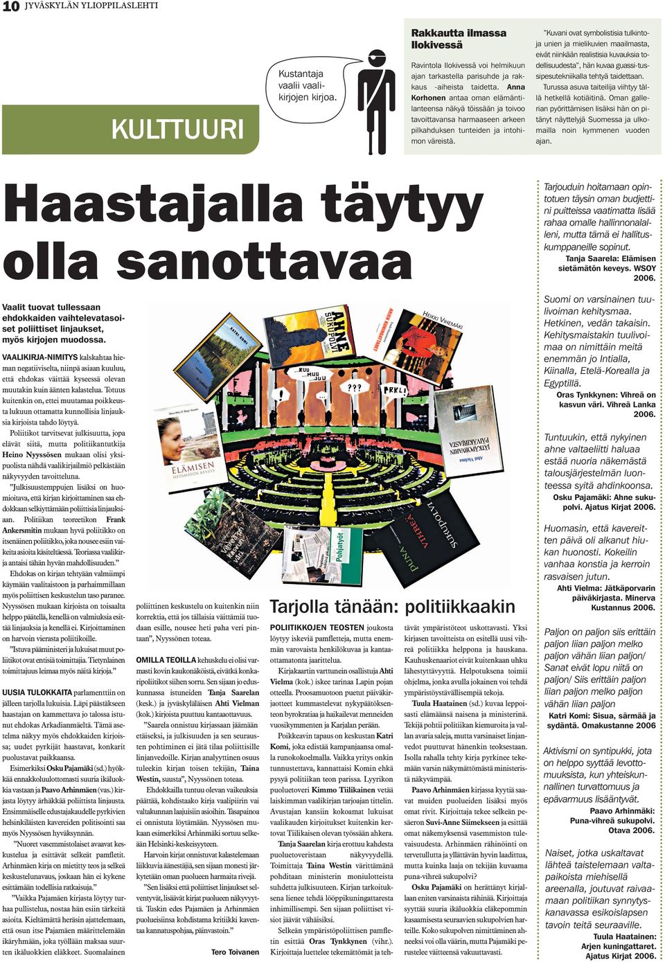 Kuvani ovat symbolistisia tulkintoja unien ja mielikuvien maailmasta, eivät niinkään realistisia kuvauksia todellisuudesta, hän kuvaa guassi-tussipesutekniikalla tehtyä taidettaan.