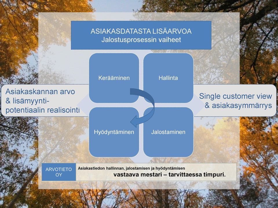 & lisämyyntipotentiaalin realisointi Single