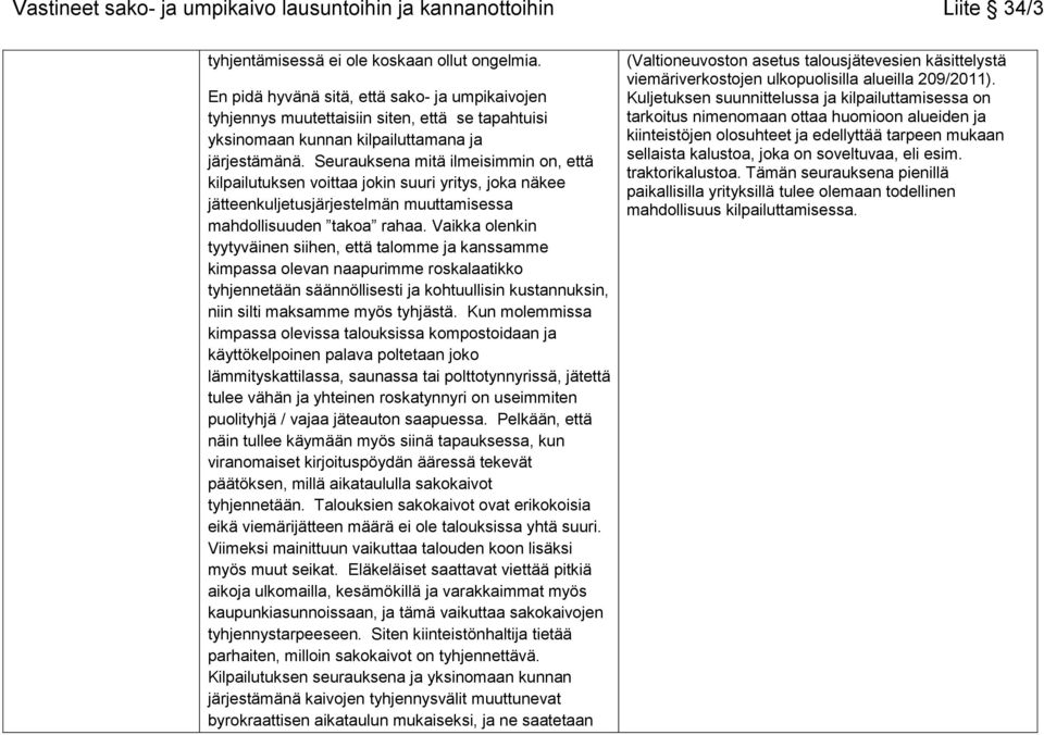 talomme ja kanssamme kimpassa olevan naapurimme roskalaatikko tyhjennetään säännöllisesti ja kohtuullisin kustannuksin, niin silti maksamme myös tyhjästä.