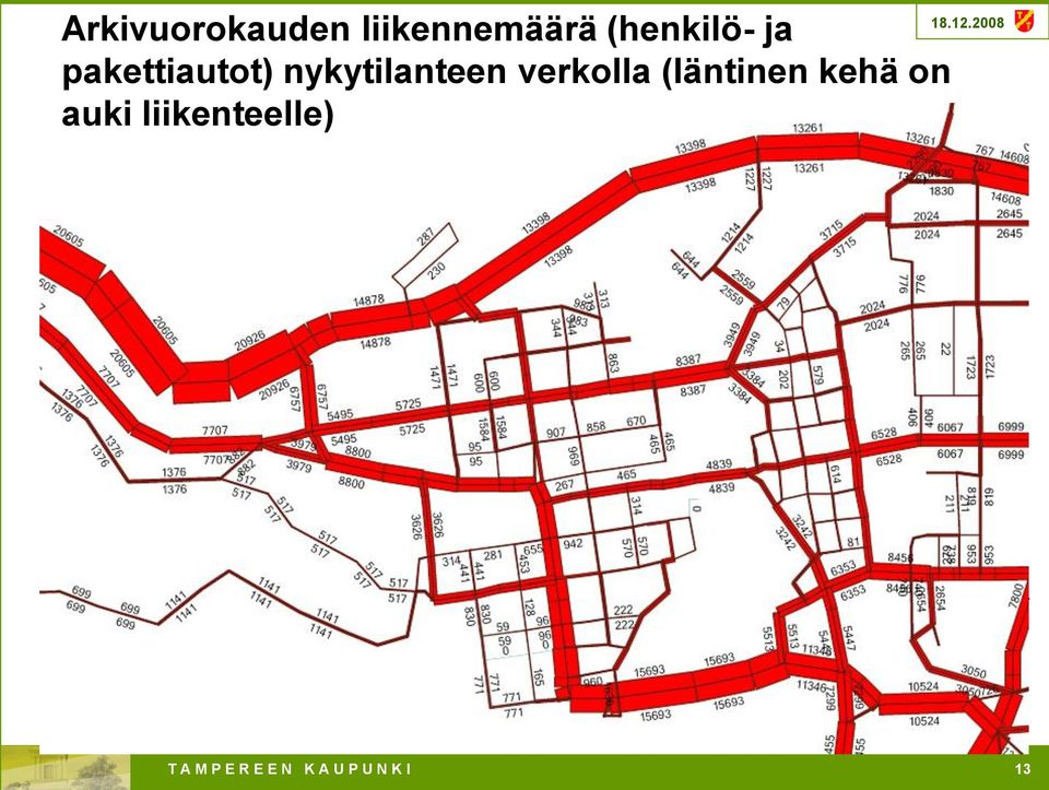 nykytilanteen verkolla (läntinen kehä