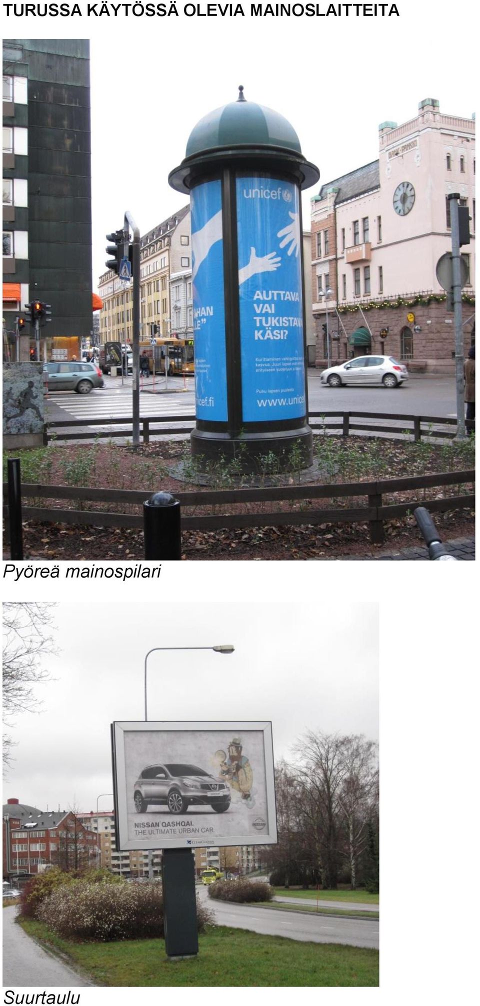 MAINOSLAITTEITA