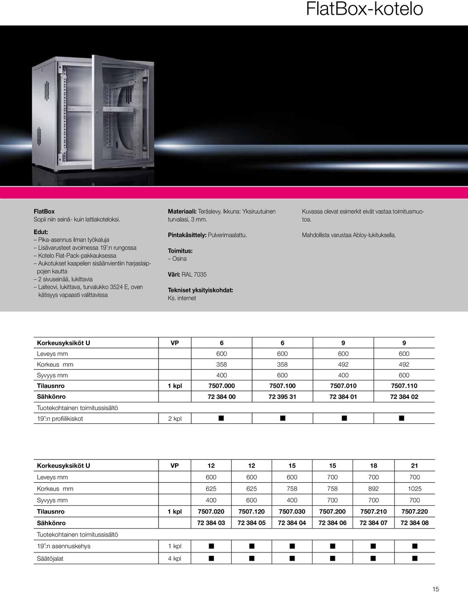 lukittava, turva lukko 3524 E, oven kätisyys vapaasti valittavissa Teräslevy. Ikkuna: Yksiruutuinen turvalasi, 3 mm. Pintakäsittely: Pulverimaalattu. Osina RAL 7035 Tekniset yksityiskohdat: Ks.