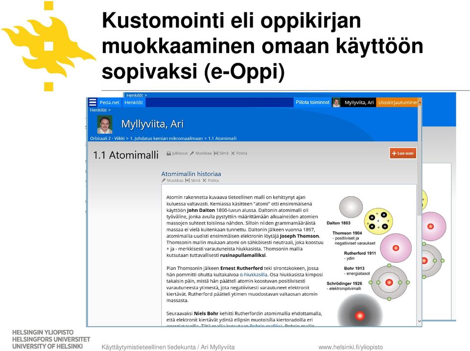 muokkaaminen omaan