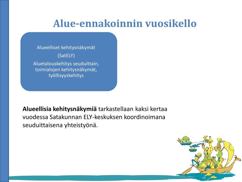 työllisyyskehitys Alueellisia kehitysnäkymiä tarkastellaan kaksi