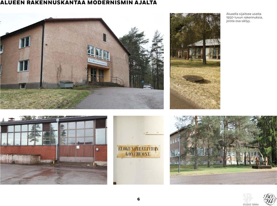 sijaitsee useita 1950-luvun