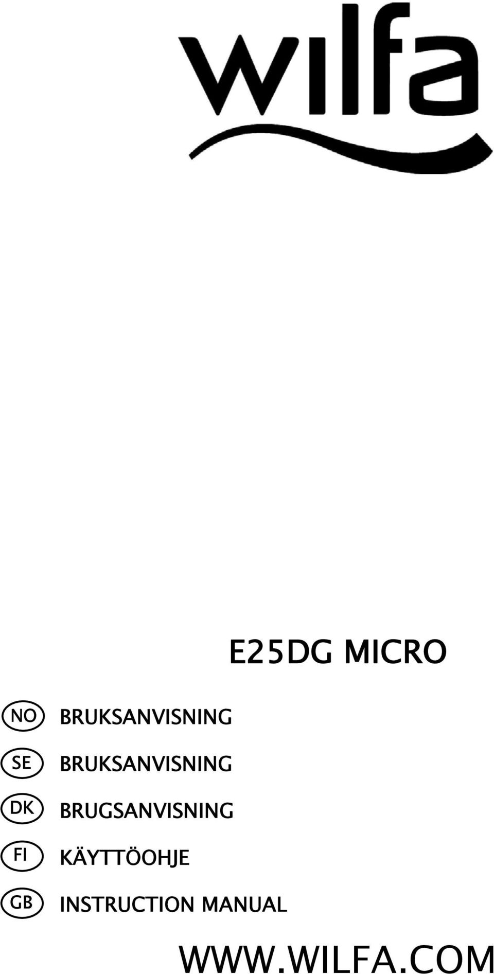 BRUGSANVISNING K 0 2YTT 0
