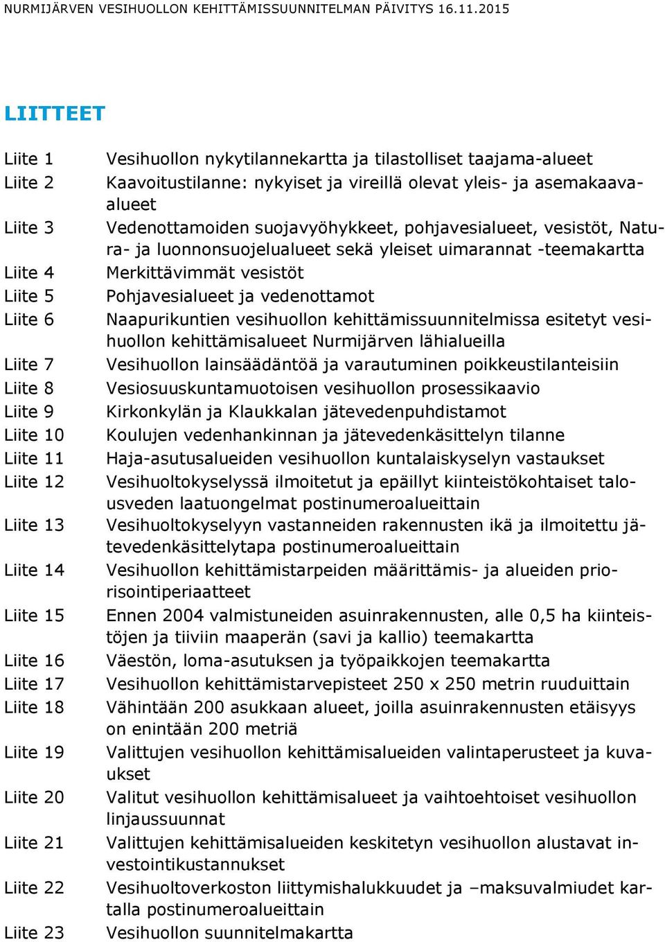 vesistöt, Natura- ja luonnonsuojelualueet sekä yleiset uimarannat -teemakartta Merkittävimmät vesistöt Pohjavesialueet ja vedenottamot Naapurikuntien vesihuollon kehittämissuunnitelmissa esitetyt