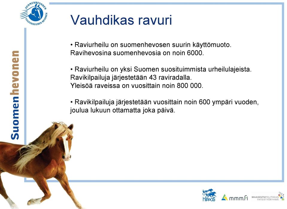 Raviurheilu on yksi Suomen suosituimmista urheilulajeista.