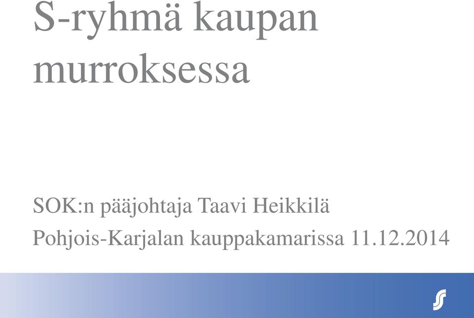 pääjohtaja Taavi Heikkilä
