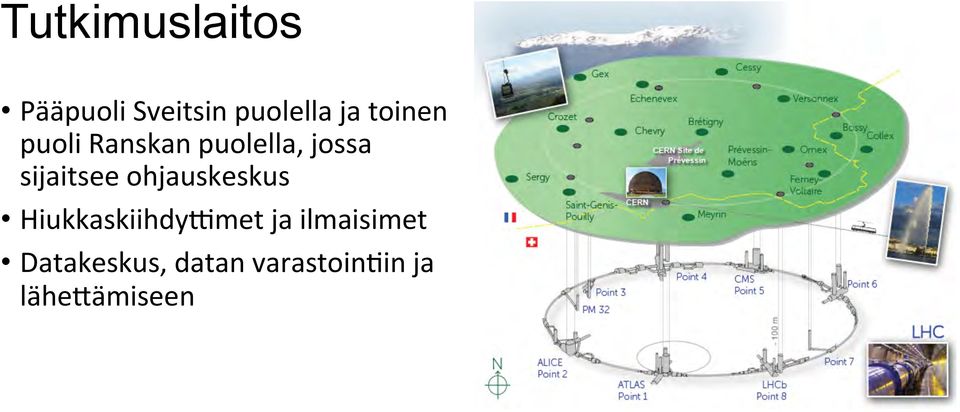 sijaitsee ohjauskeskus HiukkaskiihdyHmet ja