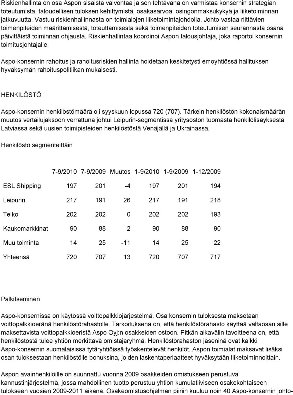 Johto vastaa riittävien toimenpiteiden määrittämisestä, toteuttamisesta sekä toimenpiteiden toteutumisen seurannasta osana päivittäistä toiminnan ohjausta.