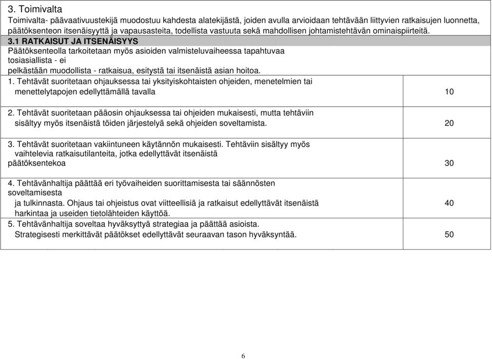 1 RATKAISUT JA ITSENÄISYYS Päätöksenteolla tarkoitetaan myös asioiden valmisteluvaiheessa tapahtuvaa tosiasiallista - ei pelkästään muodollista - ratkaisua, esitystä tai itsenäistä asian hoitoa. 1.