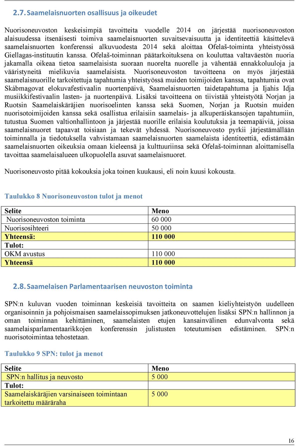 Ofelaš-toiminnan päätarkoituksena on kouluttaa valtaväestön nuoria jakamalla oikeaa tietoa saamelaisista suoraan nuorelta nuorelle ja vähentää ennakkoluuloja ja vääristyneitä mielikuvia saamelaisista.