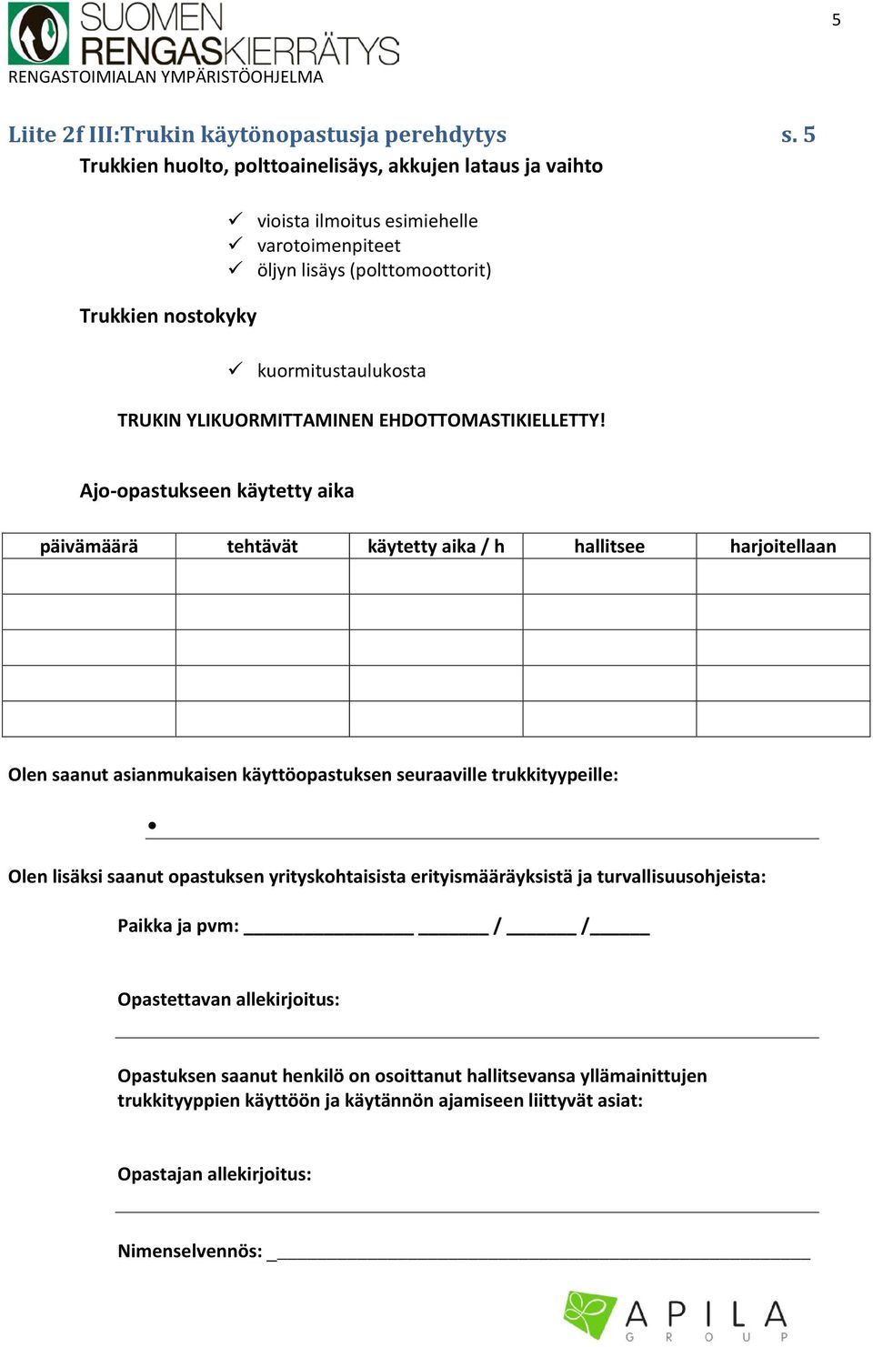 YLIKUORMITTAMINEN EHDOTTOMASTIKIELLETTY!