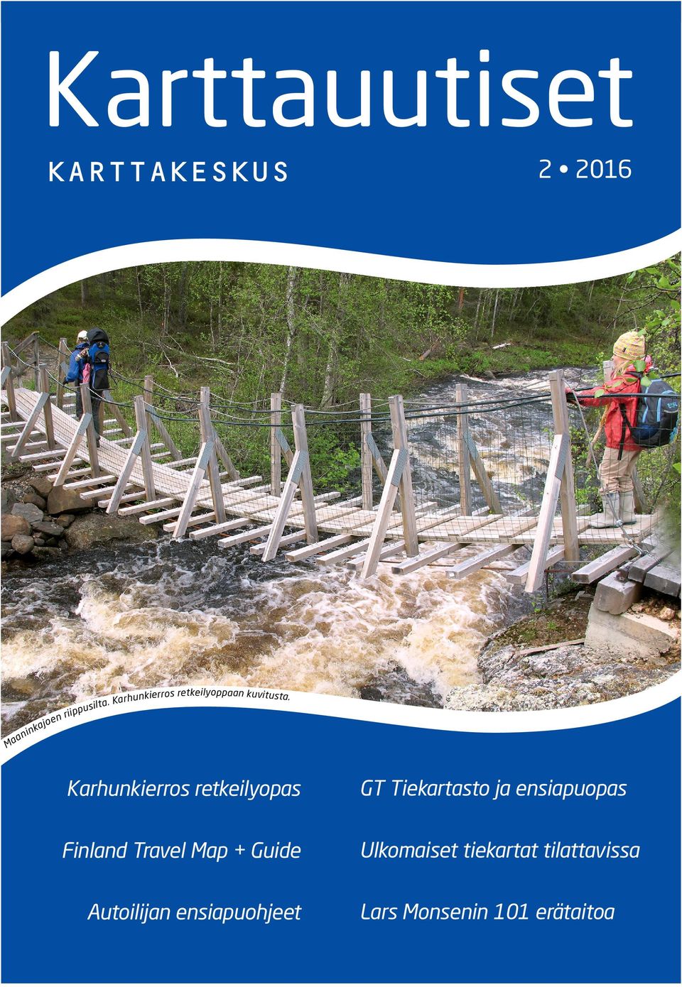 Tiekartasto ja siapuopas Finland Travel Map + Guide