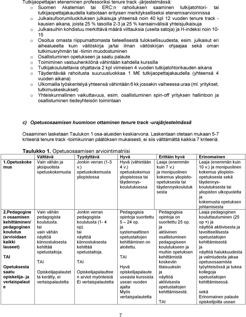 kohdistuu merkittävä määrä viittauksia (useita sato) H-indeksi noin 10-15 o Osoitus omasta riippumattomasta tieteellisestä tuloksellisuudesta, esim.