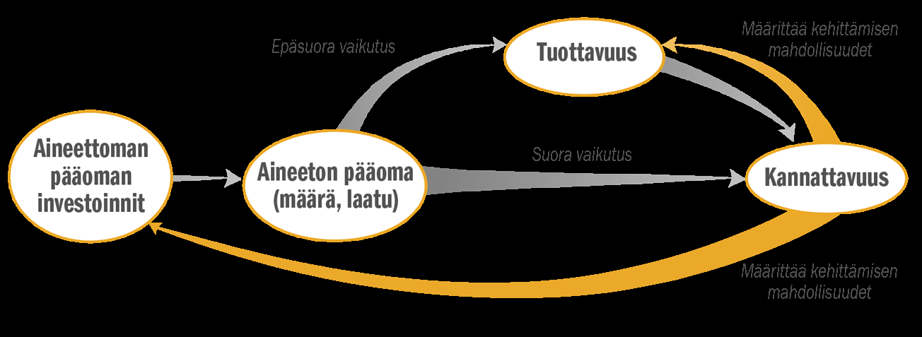 VAIKUTUKSET TUOTTAVUUTEEN JA KANNATTAVUUTEEN Tuloksia: - Kujansivu, P., Lönnqvist, A. (2007), Int. J. of Learning and Intellectual Capital, Vol.