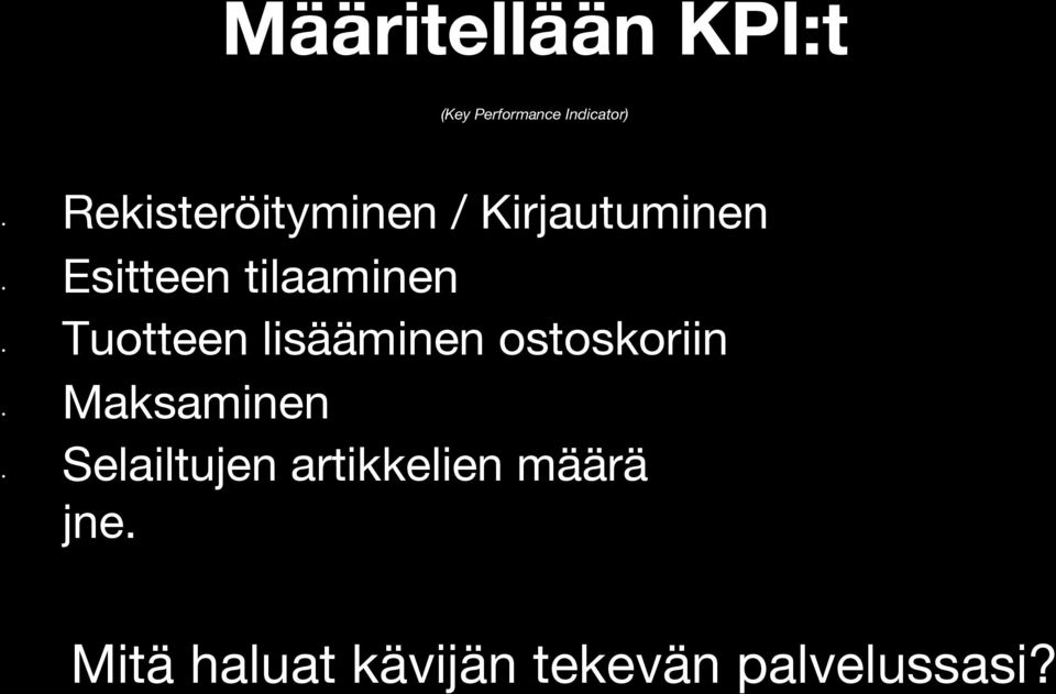 Tuotteen lisääminen ostoskoriin Maksaminen Selailtujen