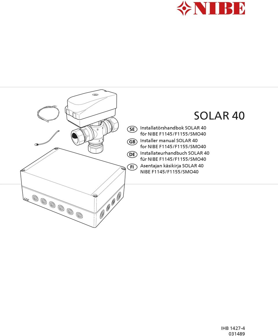 F/F/SMO0 Installateurhandbuch SOR 0 für IE