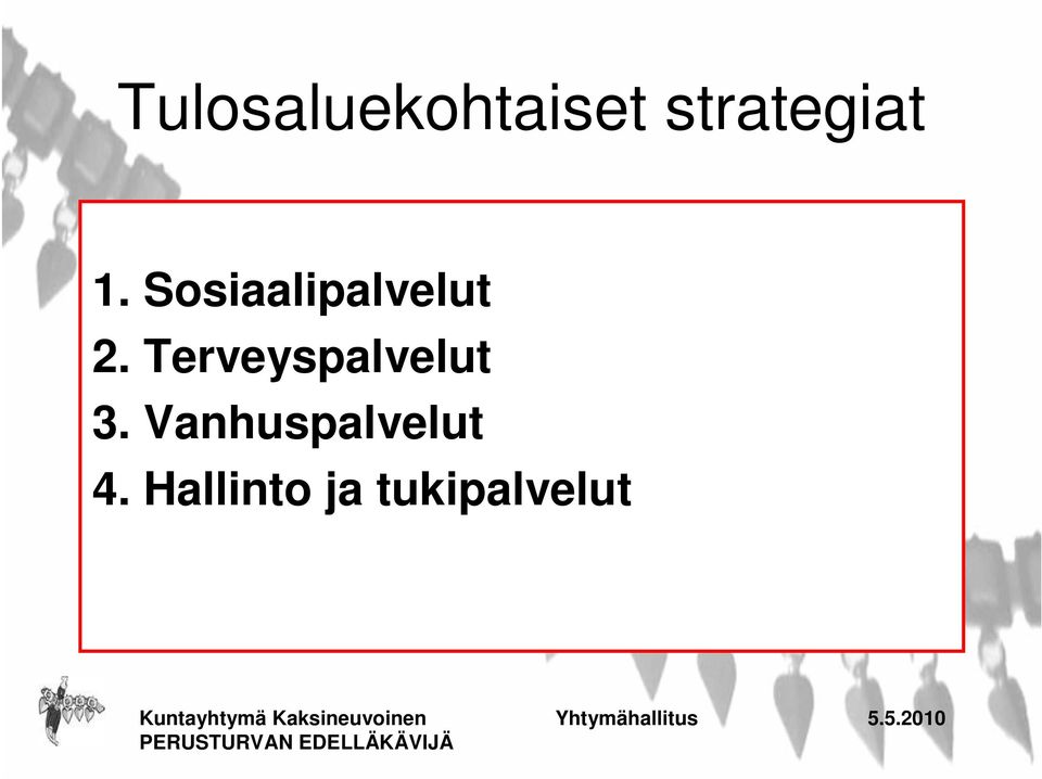 Sosiaalipalvelut 2.