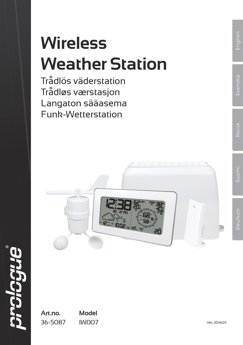 sääasema Funk-Wetterstation Deutsch Suomi