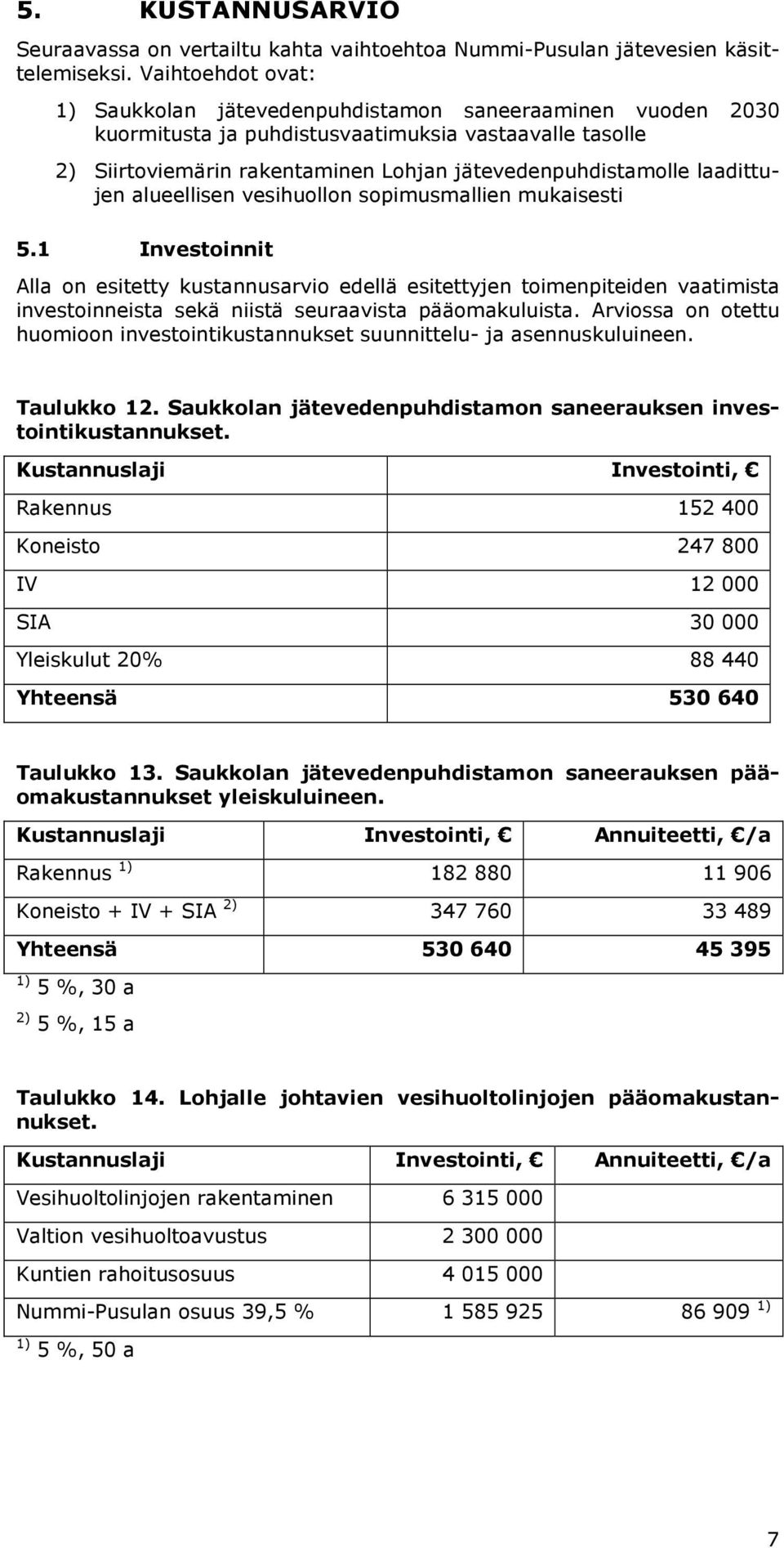 laadittujen alueellisen vesihuollon sopimusmallien mukaisesti 5.