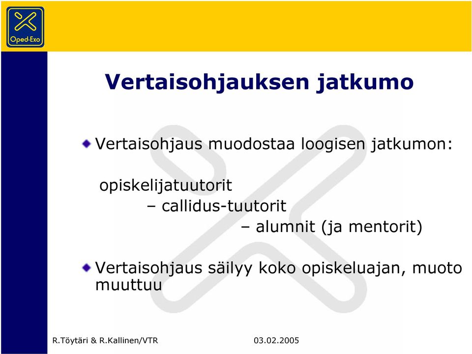 opiskelijatuutorit callidus-tuutorit alumnit