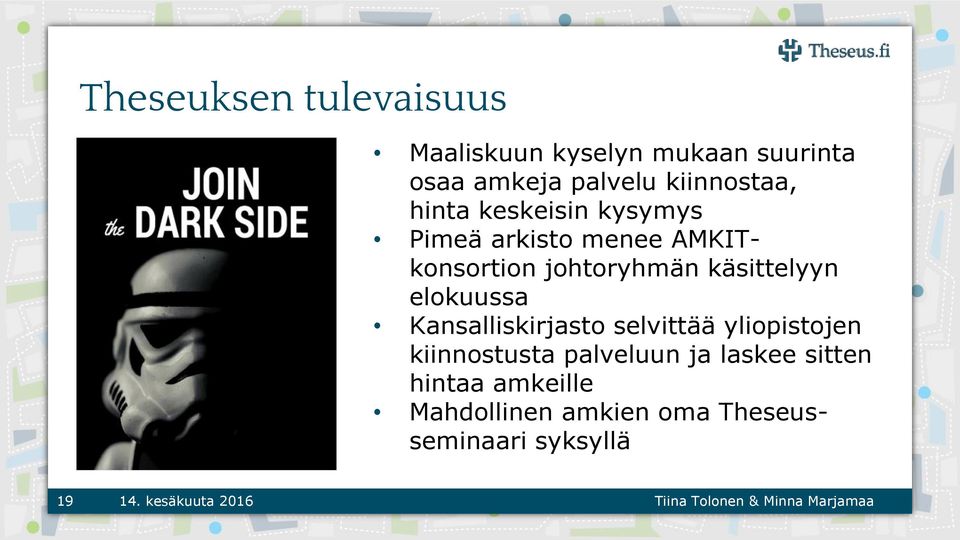 johtoryhmän käsittelyyn elokuussa Kansalliskirjasto selvittää yliopistojen