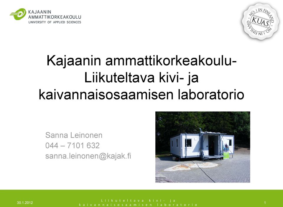 kaivannaisosaamisen laboratorio