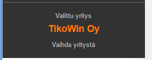 Toukokuu 2016 11 (54) Valitsemalla jokin HTML-sovellus (ETUSIVU, MYYNTILASKU Mobiili, OSTOLASKU Mobiili, RAPORTTI, AIKA, PANKKI tai KULU JA MATKA) Silverlight-menu sulkeutuu ja menun ulkoasu palautuu